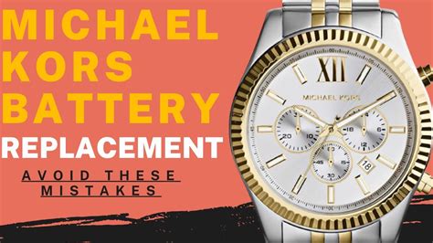 michael kors replacement battery|michael kors smart watch battery.